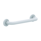 Barre d'appui droite en acier époxy blanc - 300 mm (sans vis) - Ø 25 mm - PRESTO - 60340