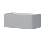 Applique murale blanche techno 1 ampoule 10.5 cm