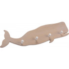 Patère baleine en bois