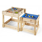 Table de jeux en bois bac à sable et bac à eau