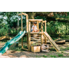 Plateforme d'activités en bois jeux et découverte de la nature