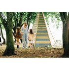 Grand tipi d'extérieur en bois 220 cm