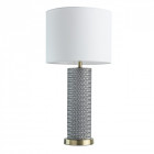 Lampe de table grise neoclassic 1 ampoule 69 cm