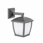 Aplique murale de jardin gris foncé wilma 1 ampoule