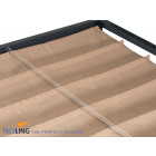 Pergola autoportante bois douglas toile sable 4 x 2,9 m