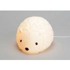 Lampe en porcelaine hérisson