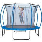Trampoline junior avec protection réversible bleu océan ou citron 305 cm