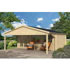 Dépendance de jardin en bois landes sans bardeau