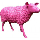 Brebis colorée en résine 134 cm