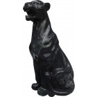 Panthère assise design en résine 83 cm