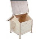 Niche en bois chalet large