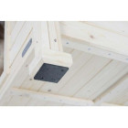 Niche en bois à toit plat