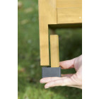 Clapier en bois multiplex top