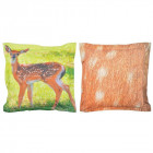 Coussin extérieur imperméable daim