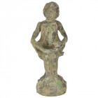 Bain oiseau à poser motif fille medium