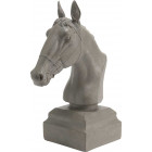 Tête de cheval décorative en résine