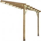 Structure à couvrir en bois traité fabrication française