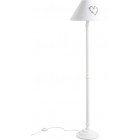 Lampadaire en bois blanc 150cm