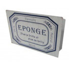 Porte éponge en métal blanc