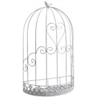 Cage murale déco oiseau en métal