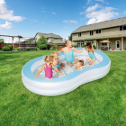 Bestway piscine led en forme de vague 280 x 157 x 46 cm