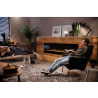 Cheminée électrique optiflame insert mural prism 1250w 74 pouces