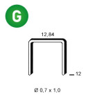 Agrafes A-12 galva Alsafix - 6A-121