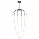 Suspension noire industrial   230 cm