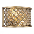 Applique hudson, laiton antique et cristal