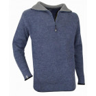 Pull LMA CACAO bleu nuit T.XL - 803170 BLEU NUIT T.5