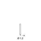 Pointes finettes GA-14 inox sans tête - Boite de 7000 pièces - 6GA149