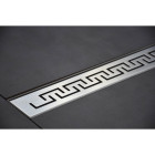 Caniveau de douche italienne inox – 70 cm modèle grec