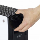 Mill radiateur à huile 1 000 w blanc ab-h1000dn glass