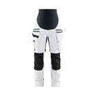 Pantalon de grossesse peintre Femme Blanc/Noir 71021642 - Taille au choix Pantalon de grossesse peintre Femme Blanc/Noir 71021642 - Taille au choix