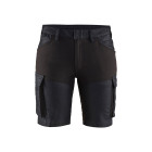 Short maintenance denim stretch 2D femme Marine/Noir 71371147 - Taille au choix