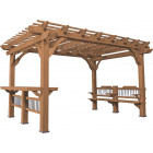 Pergola en bois de cèdre oasis