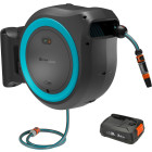 Dévidoir automatique sur batterie PowerRoll XL -35 m - GARDENA - Bleu turquoise - 18640-20