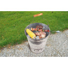 Seau barbecue en métal