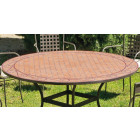 Table ronde de jardin et 6 fauteuils belice vigo