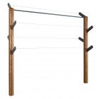 Etendoir à linge moderne  en bois kaktus