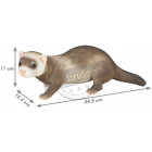 Furet en résine 35 cm