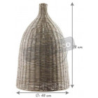 Abat-jour suspension en poelet diamètre 45cm