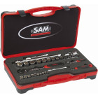 Coffret de 29 Douilles et accessoires 1/4'' et 1/2'' SAM OUTILLAGE - 75-RS2