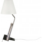 Lampe à poser pour tablette tactile en métal noir 17x47,5cm
