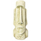 Statue tête d'inca en pierre reconstituée