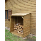 Abri bûches en bois avec plancher tim 150 x 100 x 180 cm