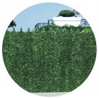 Haie artificielle 126 brins vert sapin en rouleau ultra (lot de 8) 1.8 x 3 m