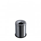 Corbeille anti feu grisu capacité 15 litres acier inox brossé 
