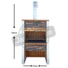 Barbecue en brique et inox
