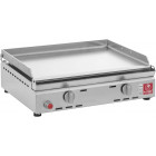 Plancha en inox chef xl 55 cm avec chariot et housse chariot avec porte